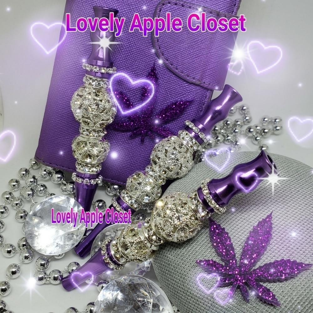 Bling Blunt Holder - Purple Sparkle